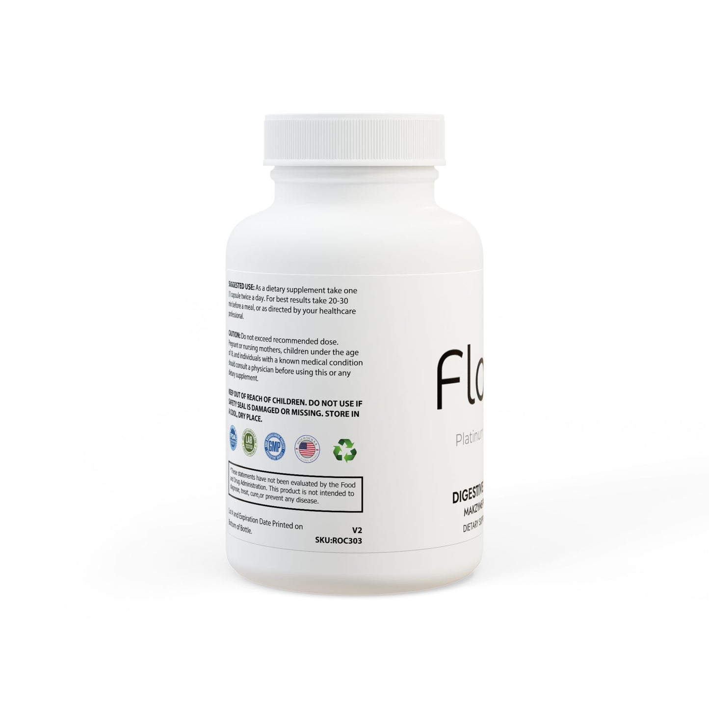 Digestive Enzyme Blend Supplement (60 Capsules)