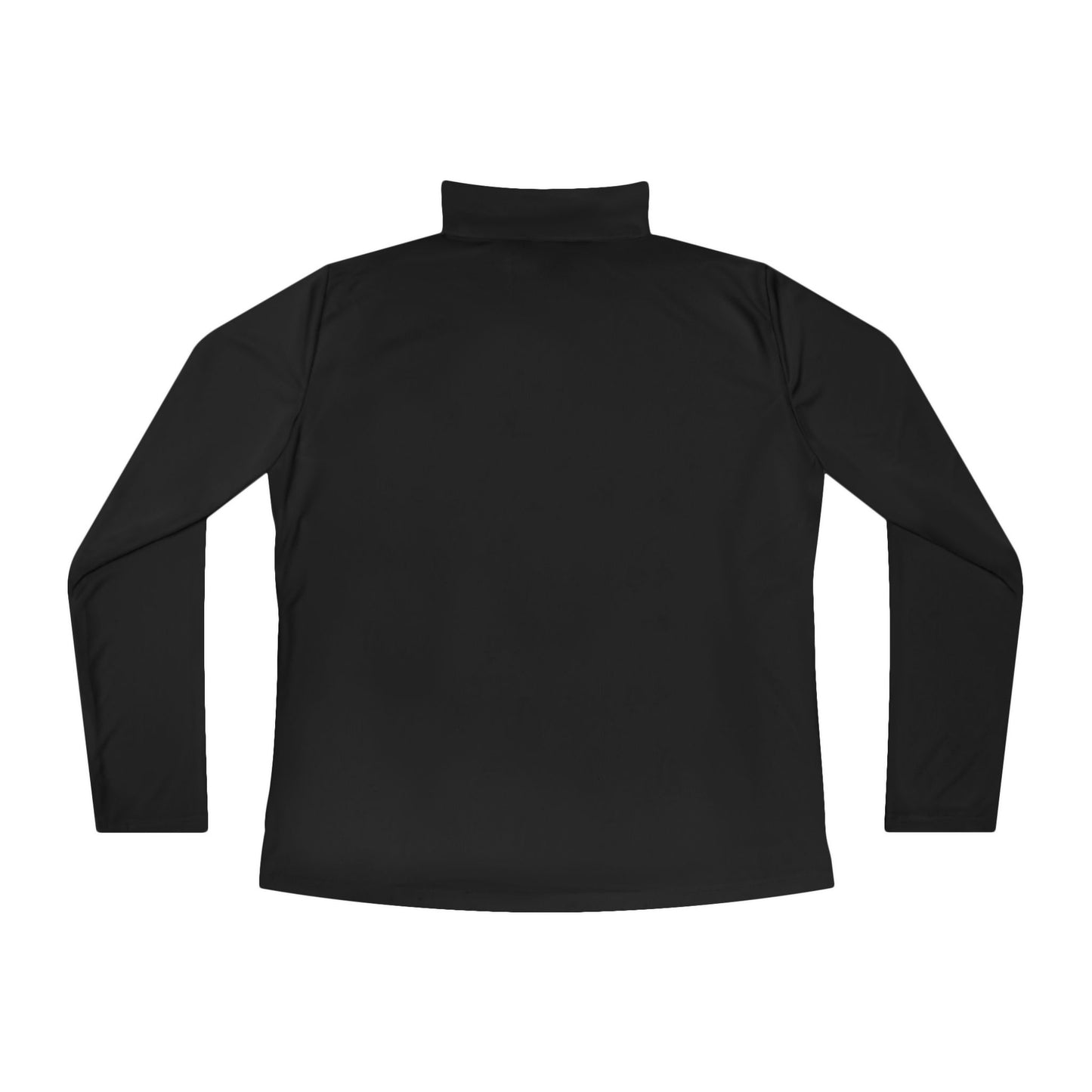 Ladies Quarter-Zip Pullover - Black